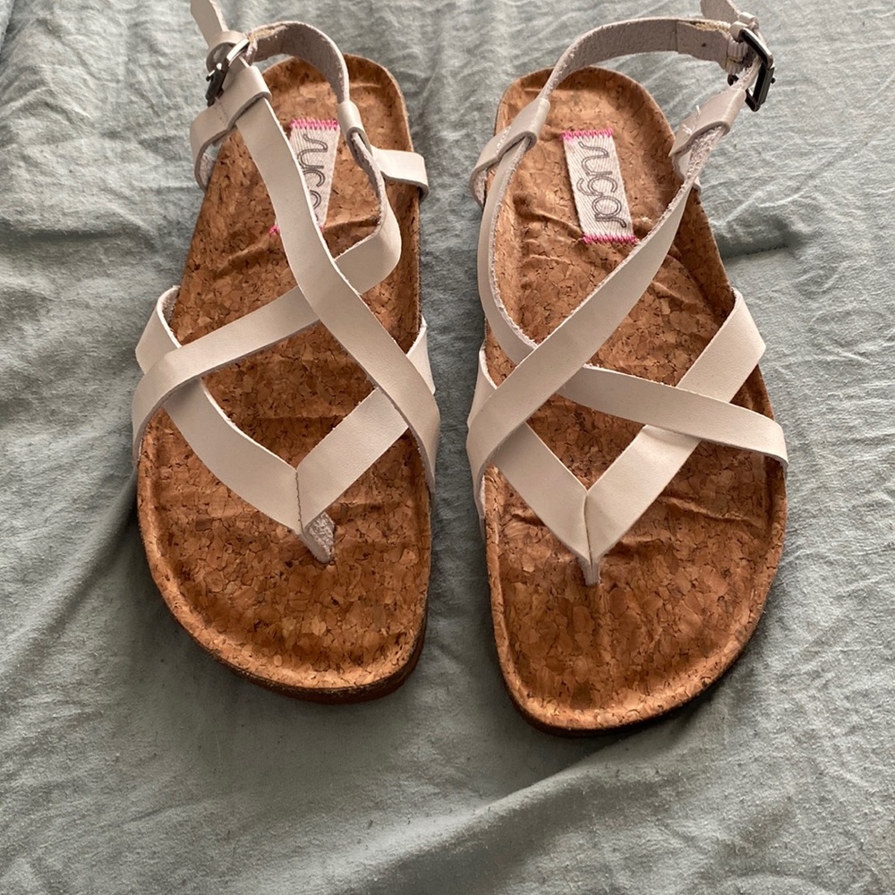 White Strap Sandals